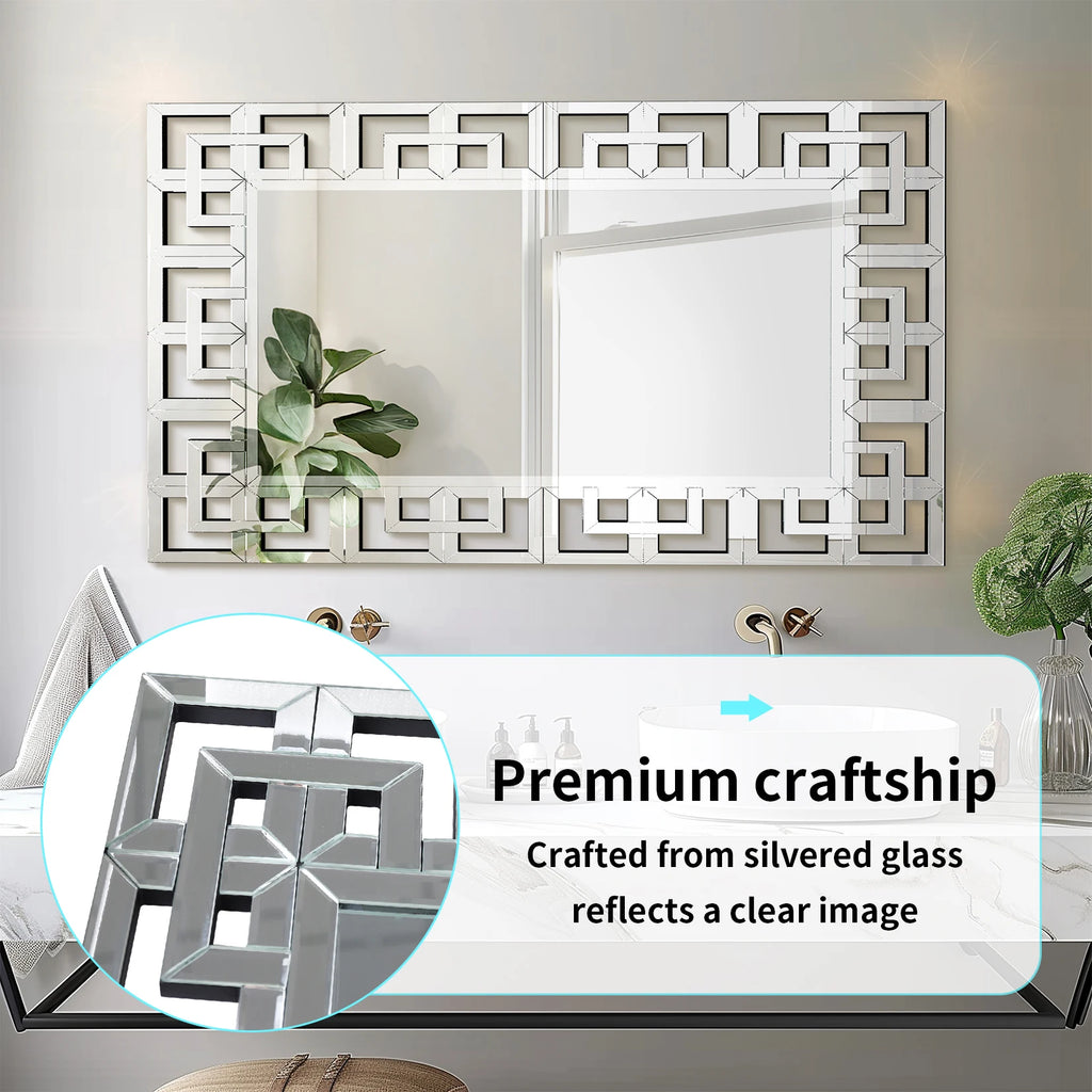 Rectangle Silver Mirror