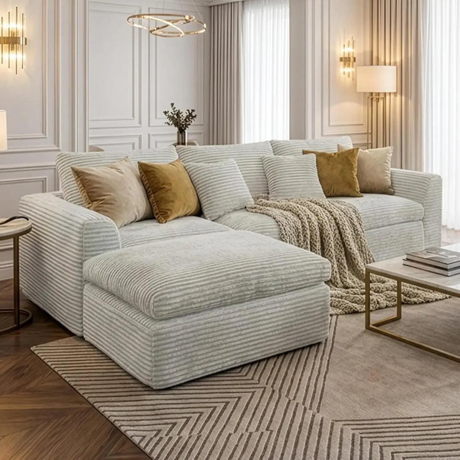 L-Shaped Sectional Sofa