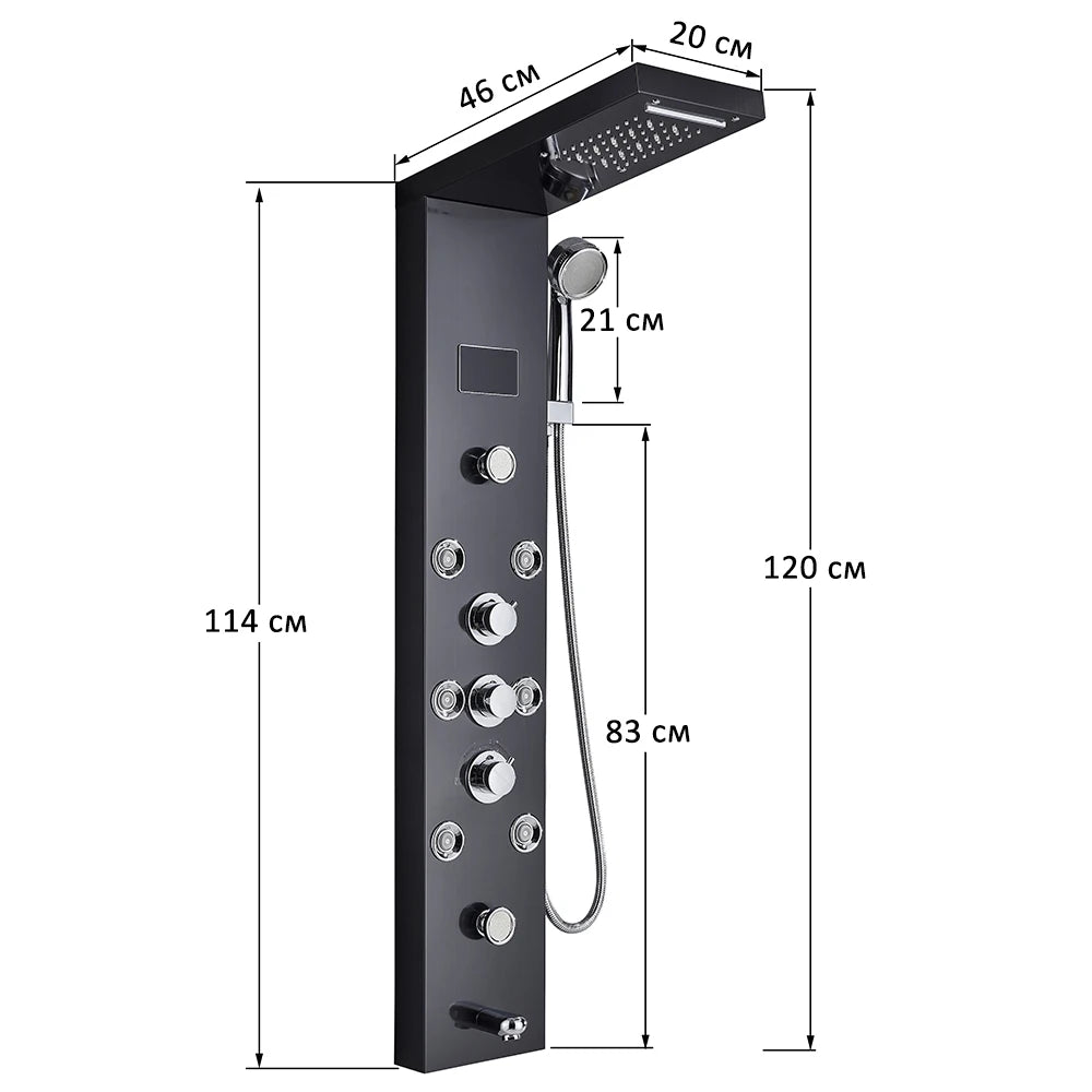 LED Shower Panel Tower System