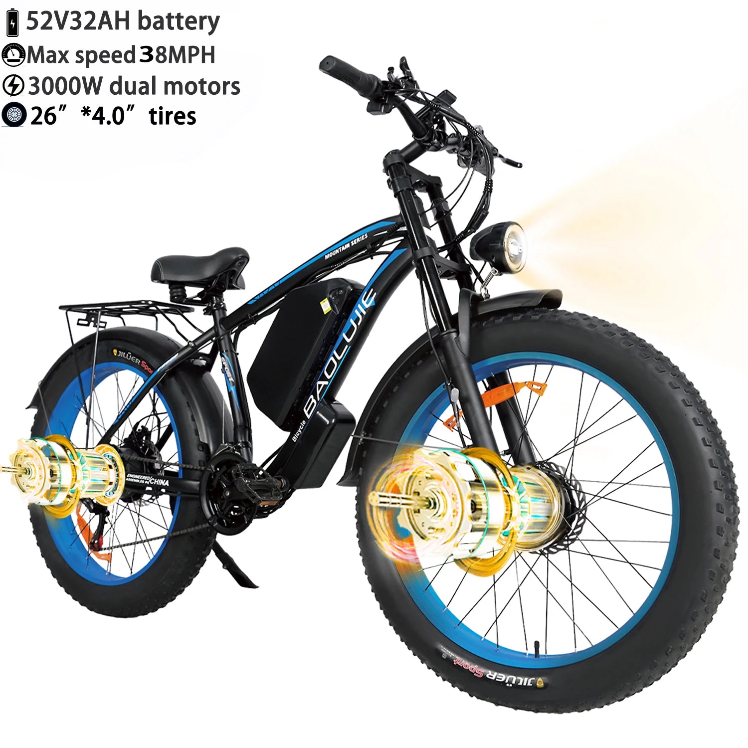 Moto Electric Bicycle Peak 1500/3000/5000W