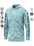 Men's camouflage hooded fishing shirt