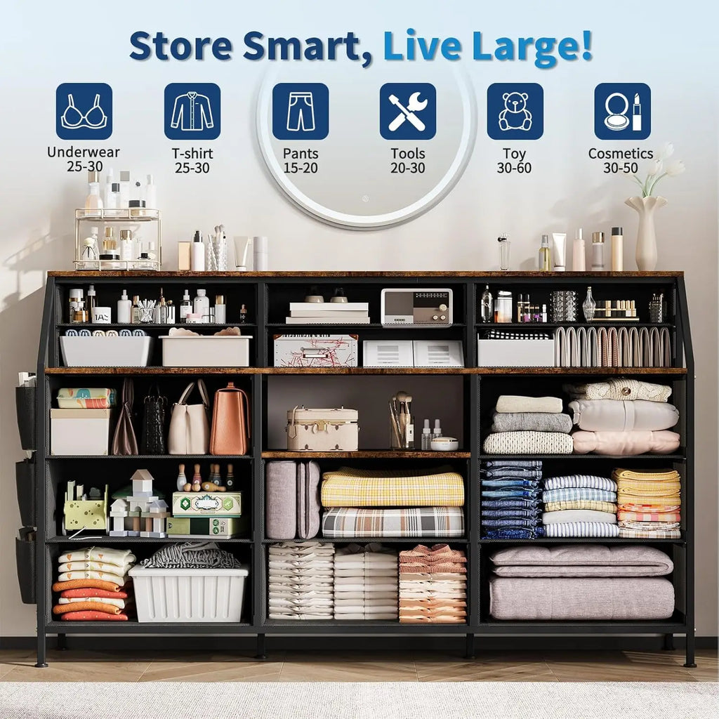 14 Fabric Dresser Cabinet