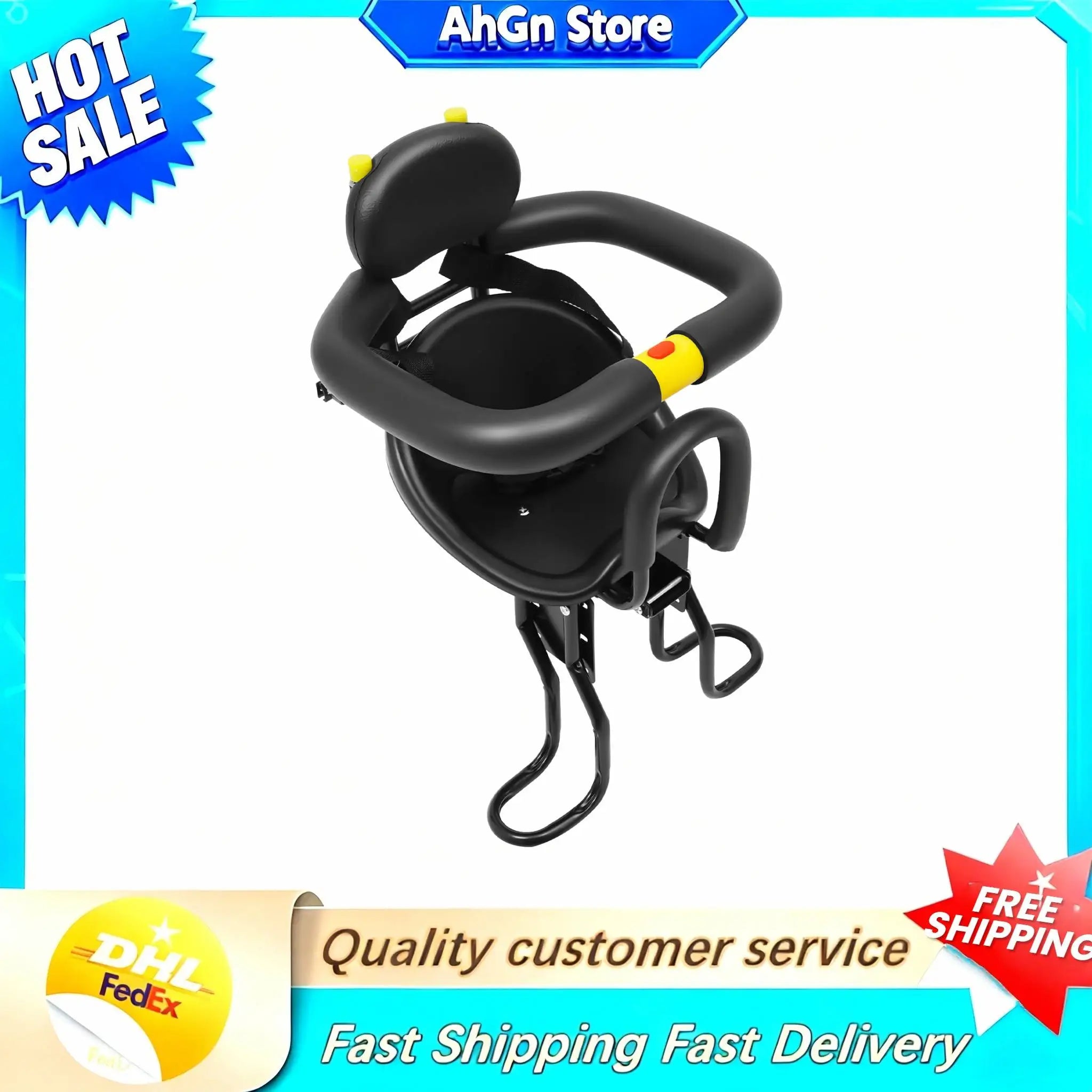 Adjustable Bicycle Child Safety Seat for Children 1-5 Years Old