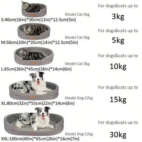1pc Removable & Washable Pet Bed, Suitable For All Seasons,