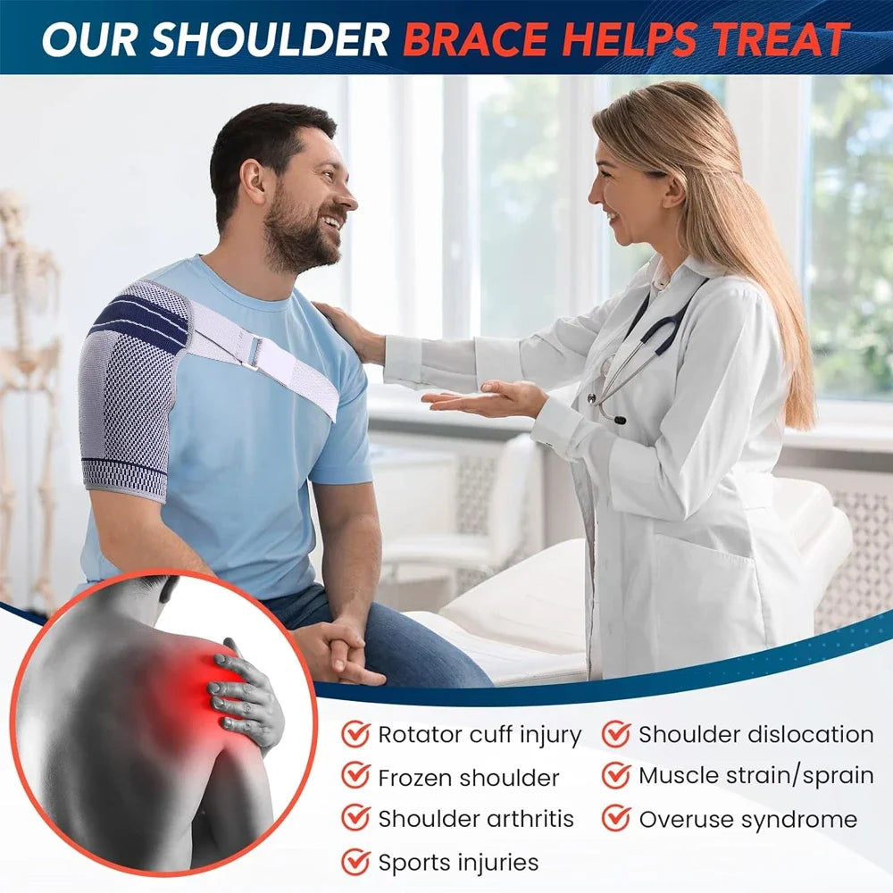 1PCS Shoulder Brace Left Right Shoulder Support Stabilizer