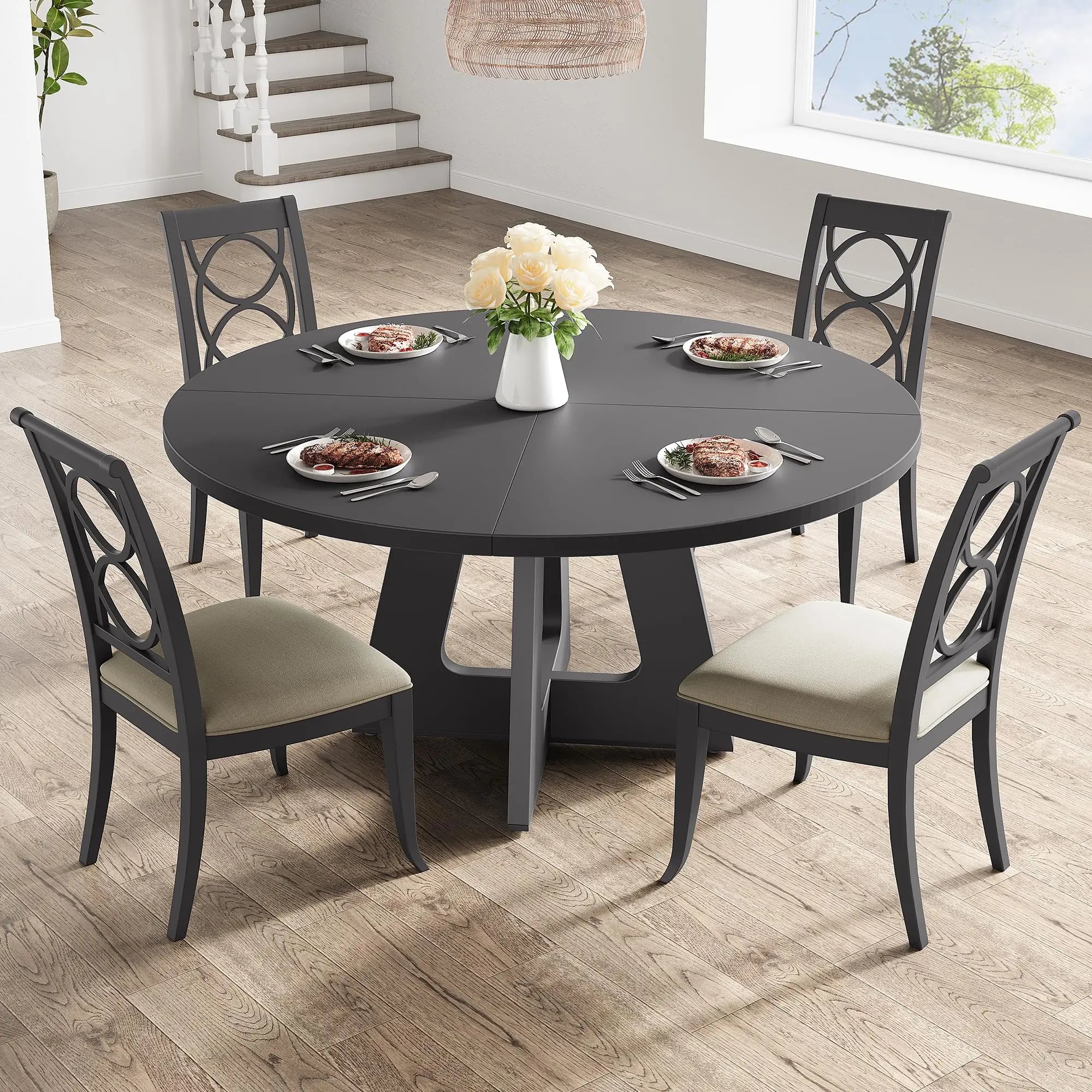 Round Dining Table For 6