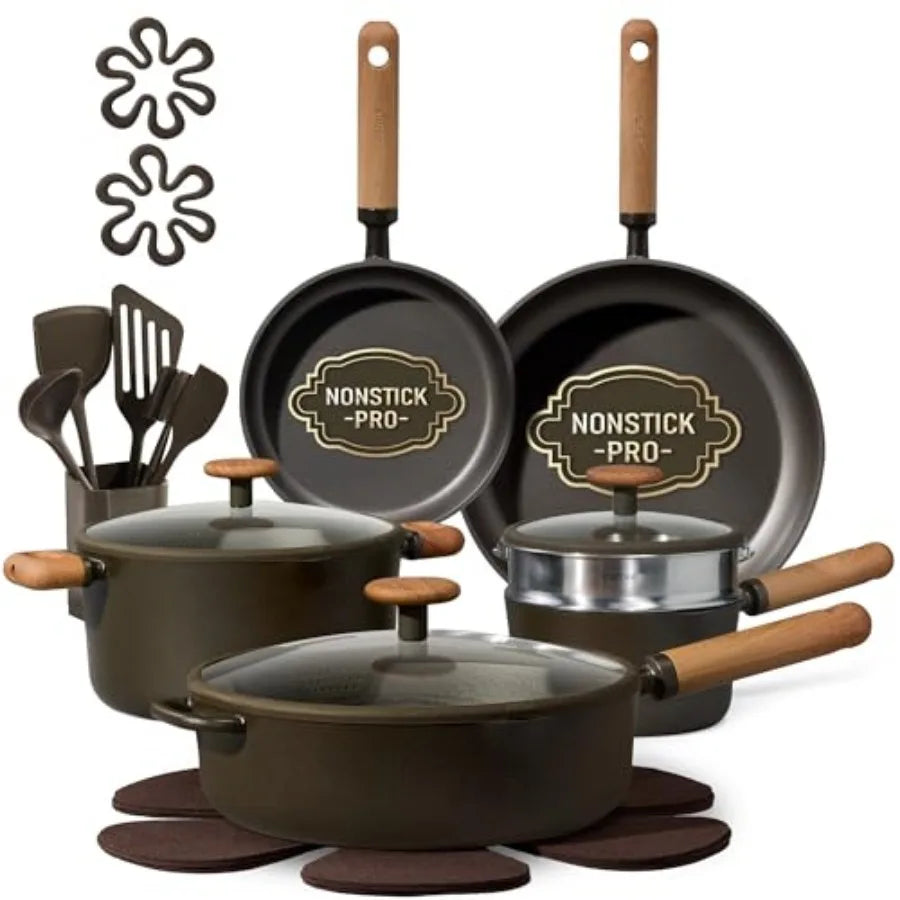 21pcs Cookware Set Nonstick