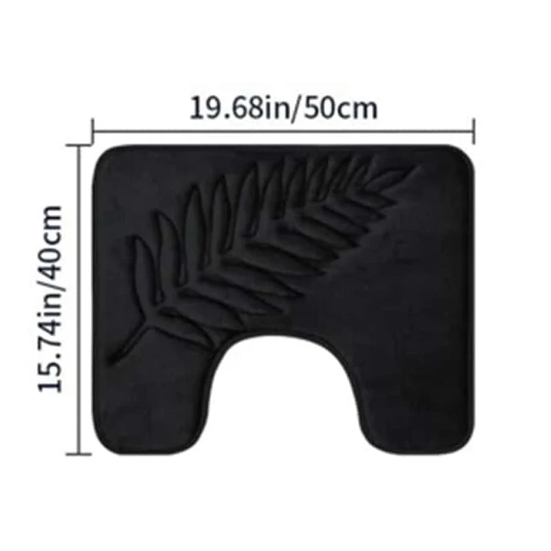 3 Piece Bathroom Memory Foam Mat