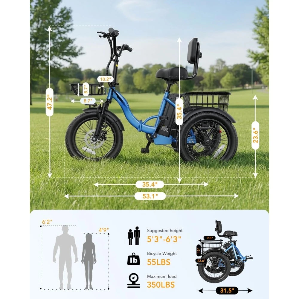 Folding Trike Ebike
