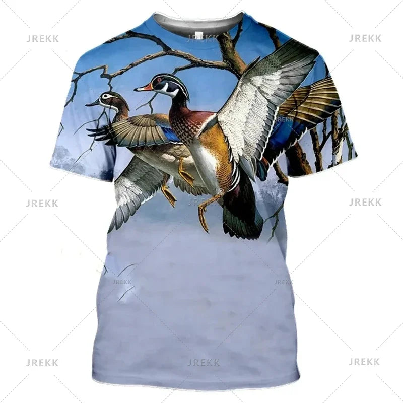 Hunting Camouflage Print T-Shirts