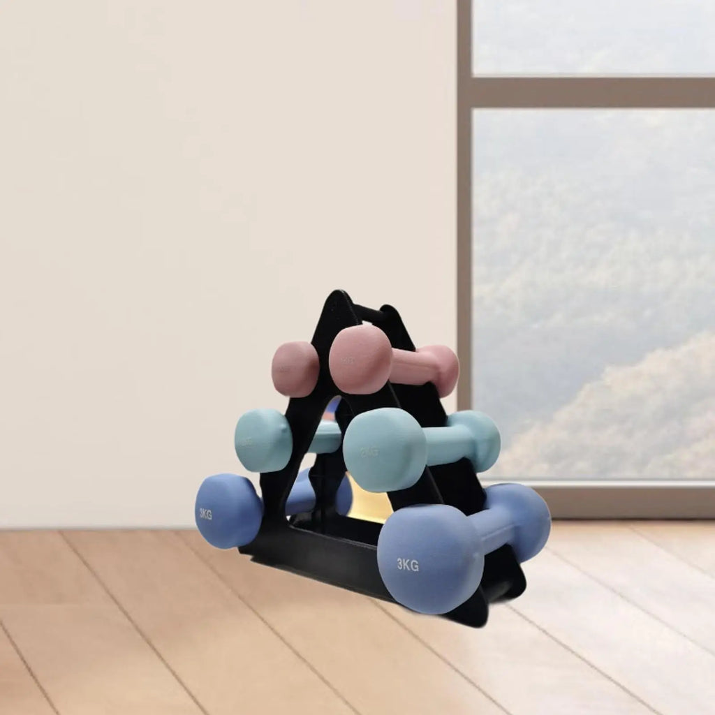3 Tier Dumbbell Rack Weight Storage Organizer