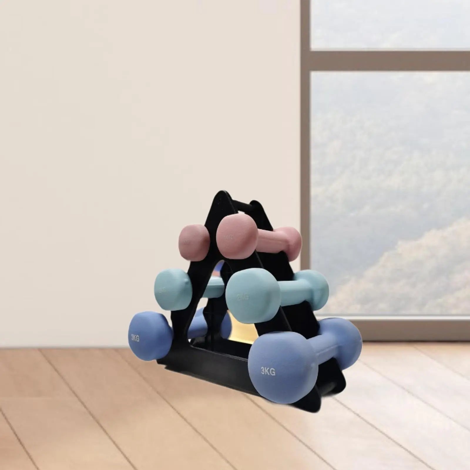 3 Tier Dumbbell Rack Weight Storage Organizer
