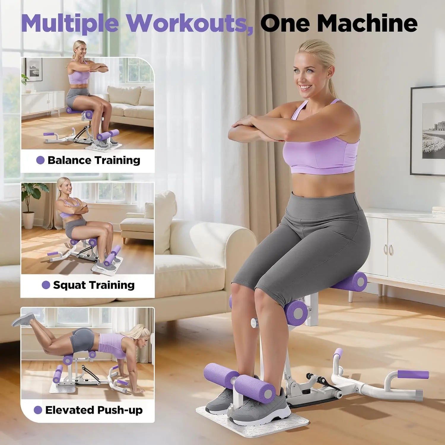 Adjustable Deep Squat Machine