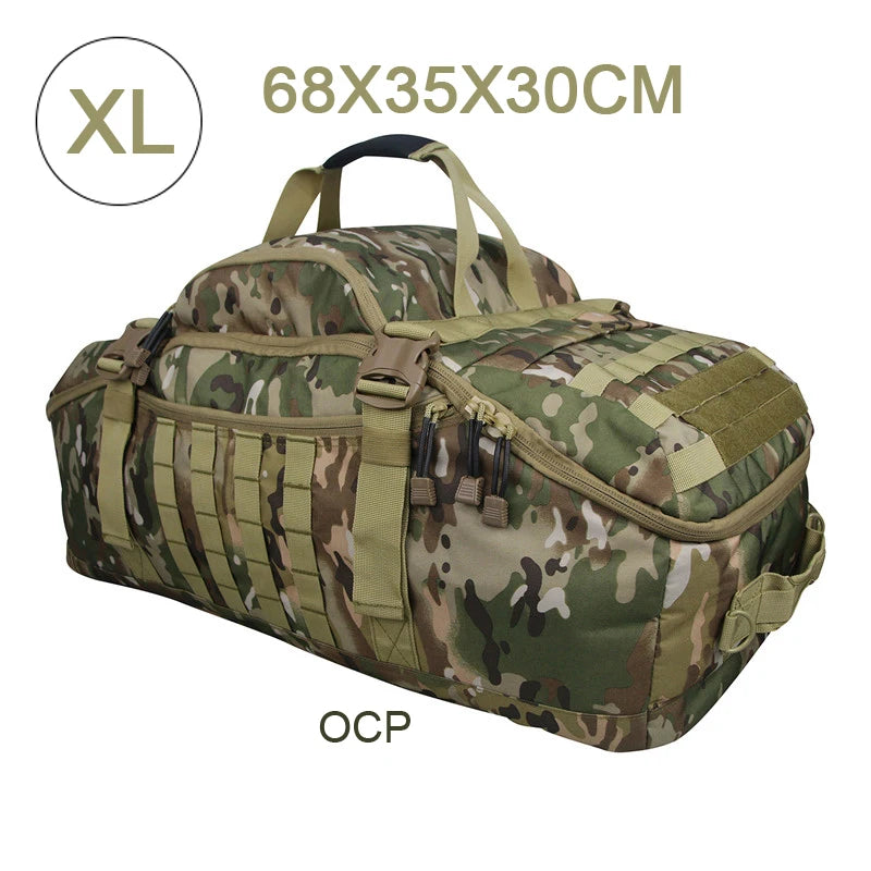 Large Duffel Hiking and Camping Travel Bags